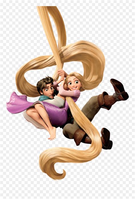 Rapunzel Flynn Rider Clip Art - Tangled Flynn Rider Rapunzel - Png ...