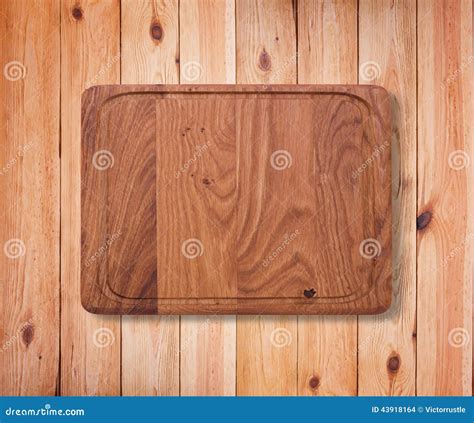 Wood Texture Wooden Kitchen Cutting Board Close Up Stock Photo