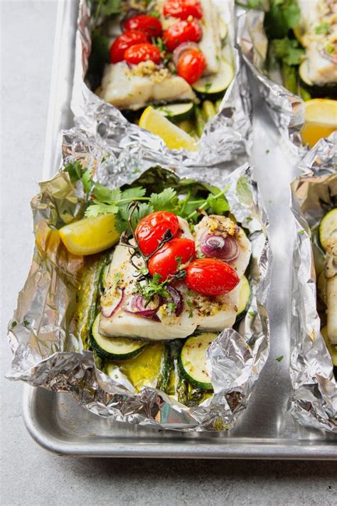 Baked Fish in Foil with Vegetables | Garden in the Kitchen