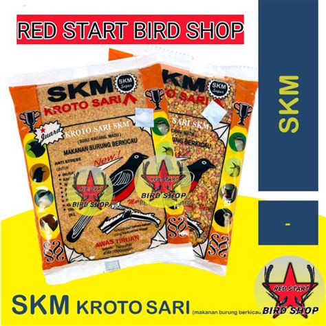 Jual Skm Krotosari Voer Pakan Burung Berkicau Skm Kroto Sari Kasar