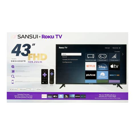 PANTALLA LED SMART HD TV 43 PULGADAS SANSUI | The Home Depot México