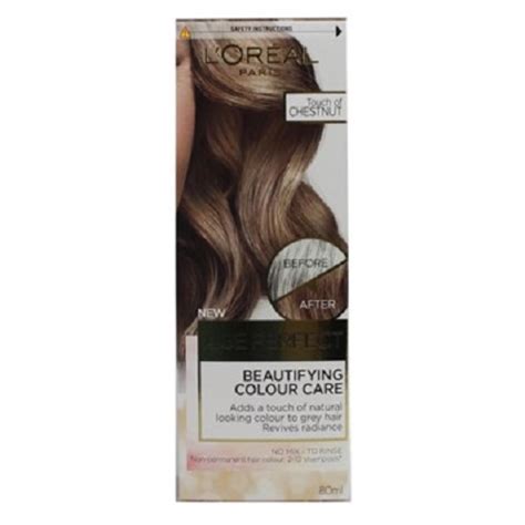 Loreal 80ml Age Perfect Beautifying Colour Care Touch Of Chestnut