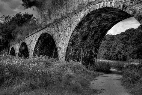 Disused Viaduct Machen Mono Edit Richard Williams Flickr