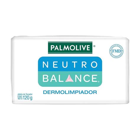 Jabón de tocador en barra Palmolive Neutro Balance Dermolimpiador 120gr