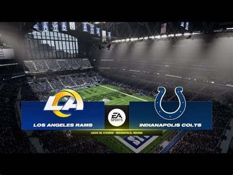 Rams Vs Colts Week Simulation Madden Quick Presentation Youtube