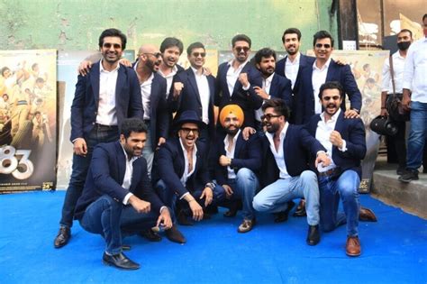 Ranveer Singh & the Cast of Movie '83' and the 1983 World Cup players ...
