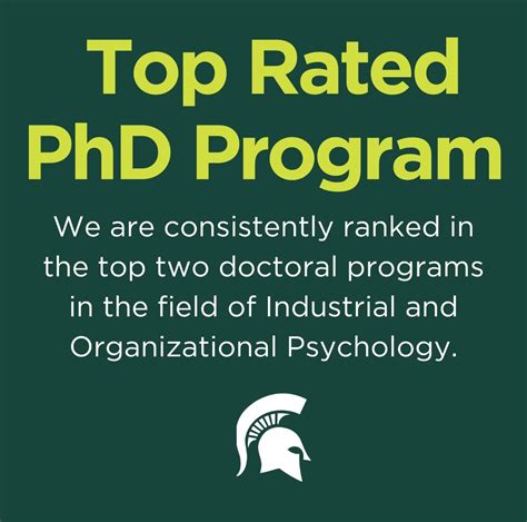 Organizational Psychology Department Of Psychology Michigan State