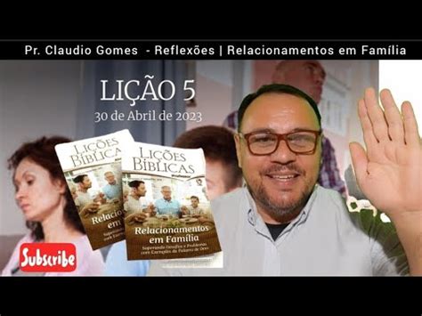 Li O Motim Em Fam Lia Trimestre De Adultos Ebd