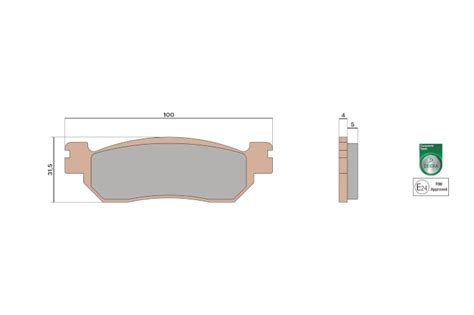 Pastillas De Freno Brake Pads Mhr Synt Homologadas Malossistore