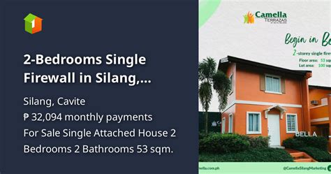 2 Bedrooms Single Firewall In Silang Cavite [house And Lot 🏘️] June 2022 In Silang Cavite