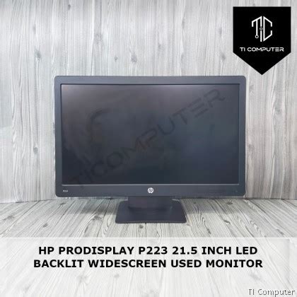 HP ProDisplay P223 21 5 Inch LED Backlit Widescreen Used Monitor