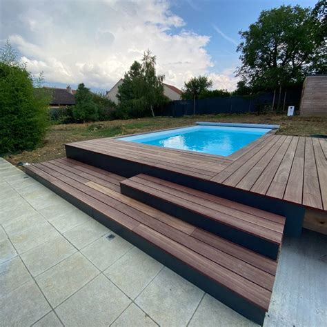 Terrasse Piscine En Bois Exotique Padouk De M Tereny