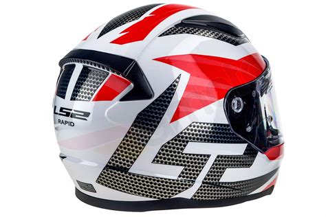 Kask Motocyklowy Integralny Ls Ff Rapid Grid White Red L Gmoto Pl