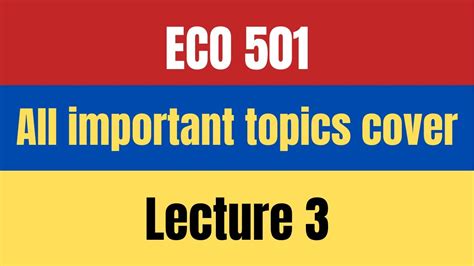 Eco Short Lecture With Vulearningpoint Midterm Preparation