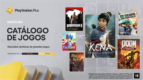 Psn Plus Extra E Deluxe Novidades No Catalogo No M S De Abril Otageek