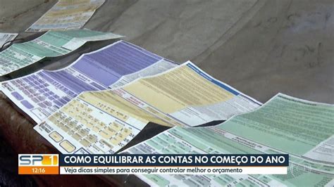 Vídeo Especialistas ensinam a equilibrar as contas SP1 G1