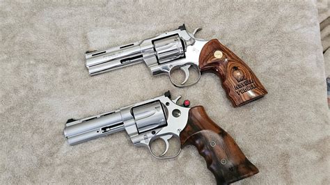 Modern Colt Python Vs Korth Nighthawk Mongoose 357 Magnum Revolvers Youtube