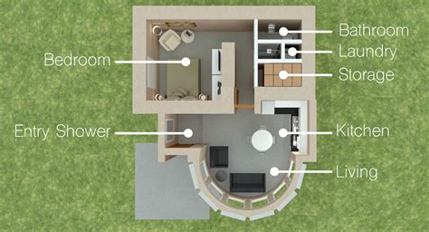 Tiny Fallout Shelter House Design Concept Tiny House Design