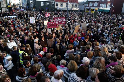 Iceland Prime Minister Joins Nationwide Womens Strike Jurist News