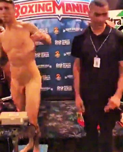 CMNM CFNM Hot Boxer Weighs In Nude And Get Shouted At ThisVid