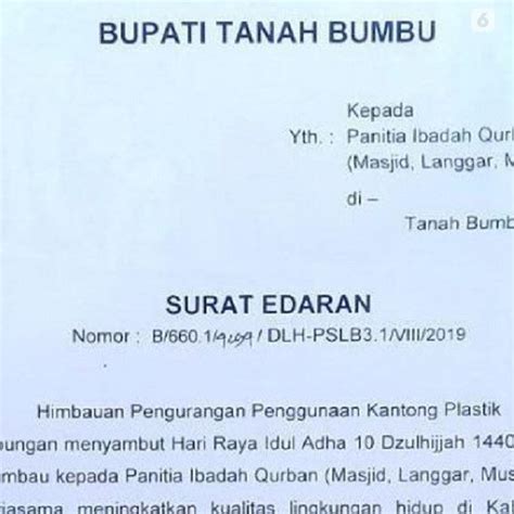 Detail Contoh Surat Edaran Panitia Qurban Koleksi Nomer 17