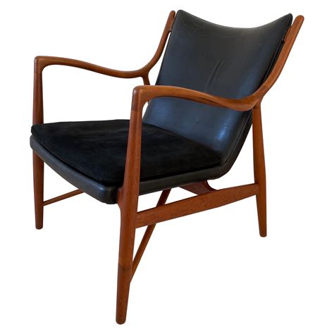 Finn Juhl Chieftan Chair By Niels Roth Andersen In Teak And Cognac