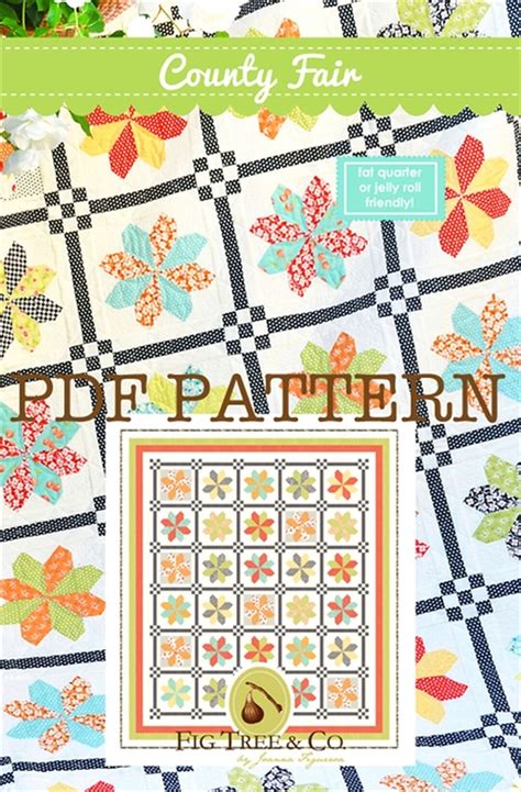 County Fair Quilt Pattern FTQ 1022 by Fig Tree & Co - Etsy