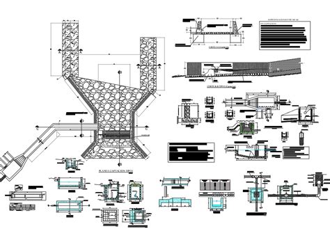 Captación de agua en AutoCAD Descargar CAD 2 51 MB Bibliocad