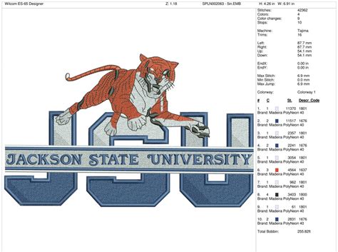 Jackson State Tigers 1994 2003 NCAA Division I I M College Sports