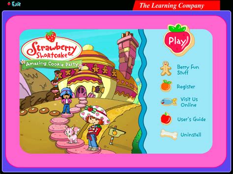 Screenshot Of Strawberry Shortcake Amazing Cookie Party Windows 2003 Mobygames