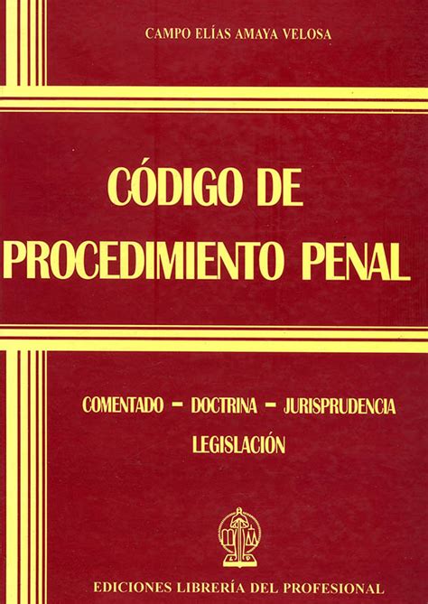 C Digo De Procedimiento Penal Editorial Temis