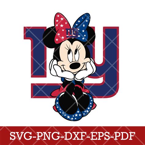 New York Giants Mickey Christmas Svg Dxf Eps Png Digital D Inspire