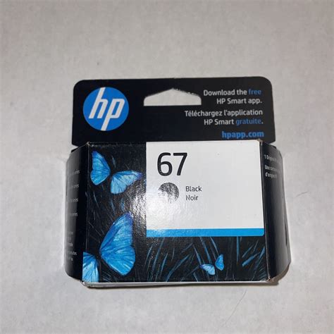 Hp 67 Black Ink Cartridge Works With Hp Deskjet 1255 2700 4100 Series Hp En 705353195990 Ebay