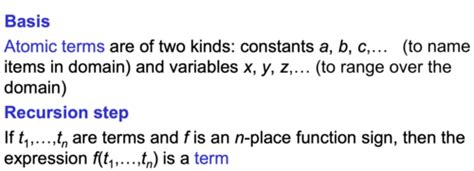 Week 13 Classical First Order Logic Basics Flashcards Quizlet