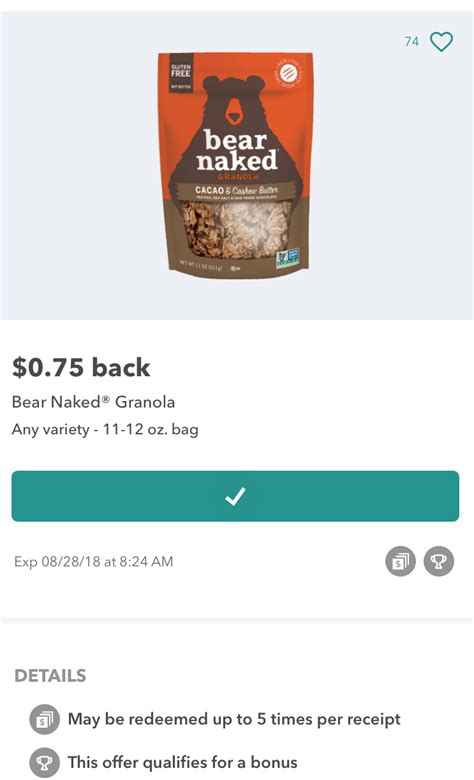Bear Naked Granola As Low As 2 75 Save Up To 45 Super Safeway
