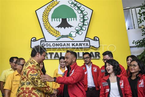 Partai Golkar Terima Kunjungan Partai Solidaritas Indonesia Antara Foto