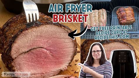 Air Fryer Brisket Tender And Juicy Youtube