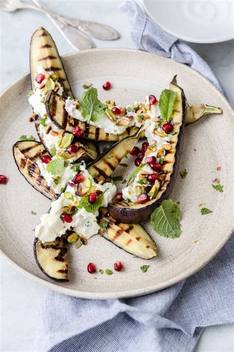 Gegrilde Aubergine Met Feta