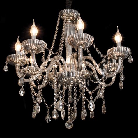 Lustre De Cristal Leg Timo Bra Os Fume Maria Tereza St Leroy Merlin