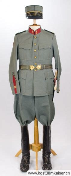 Leutnant Schweizer Armee 2 Weltkrieg Uniform Dress Kaiser Ww2