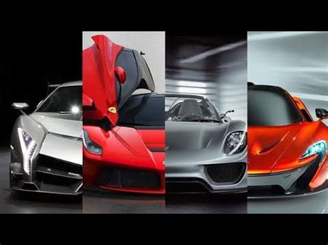 Porsche 918 Spyder Vs Mclaren P1 Vs Laferrari Vs Lamborghini Veneno