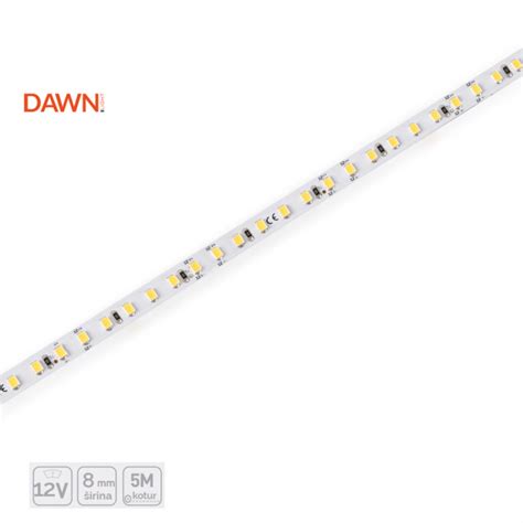 DAWN LED TRAKA 12V 8W M 6500K IP20 HL 2835 120 W 5m 5mm