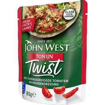 John West Tonijn Twist Met Ovengedroogde Tomaten En Kruidendressing Msc