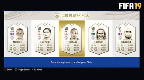 Prime Icon Set 2 Player Pick Sbc Fifa 19 Ultimate Team Youtube