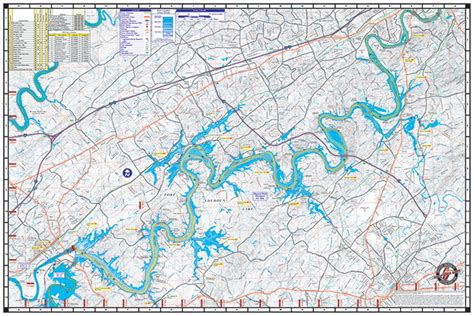 Fort Loudoun Lake Fishing Map - 2024 Winter Olympics Location