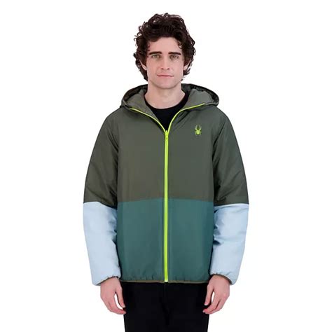 Mens Spyder Reversible Puffer Jacket