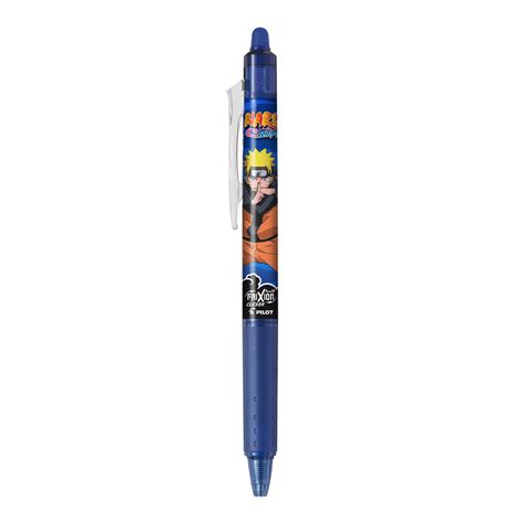 Lot De Stylos Roller Frixion Clicker Naruto Shippuden Bleu Noir