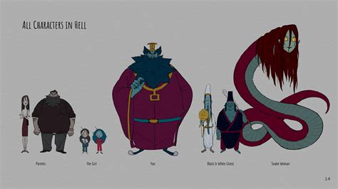 2D Character Animation — Hell on Behance