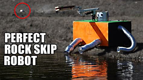 Watch an Engineer Test and Build a Rock Skipping Robot