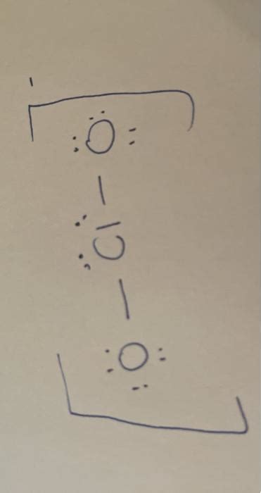 Solved For Clo2 What Are The Formal Charges On Each Atom